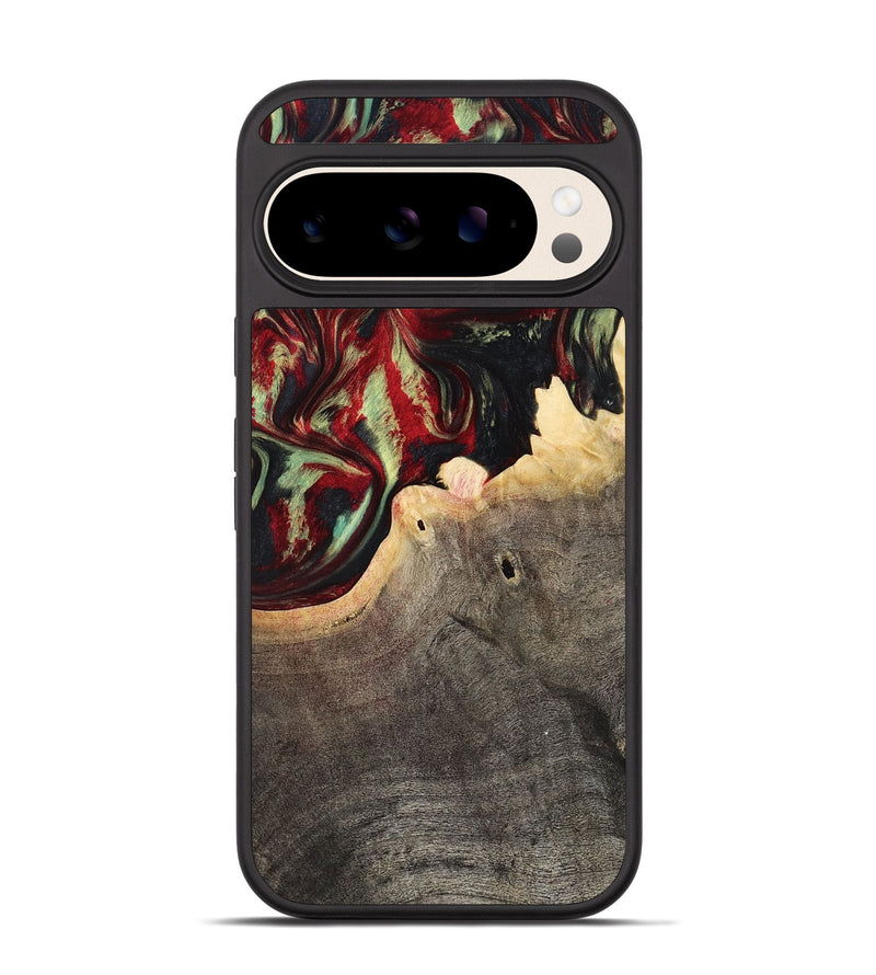 Pixel 10 Wood Phone Case - Valerie (Red, 799149)