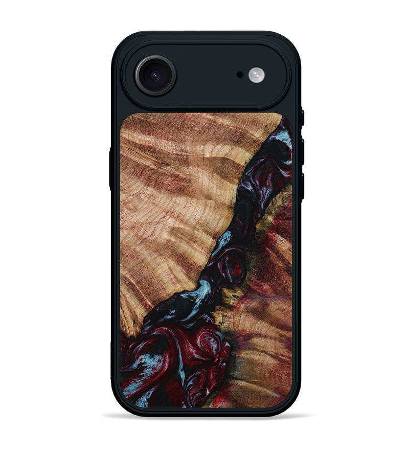 iPhone 17 Air Wood Phone Case - Bernie (Red, 799150)
