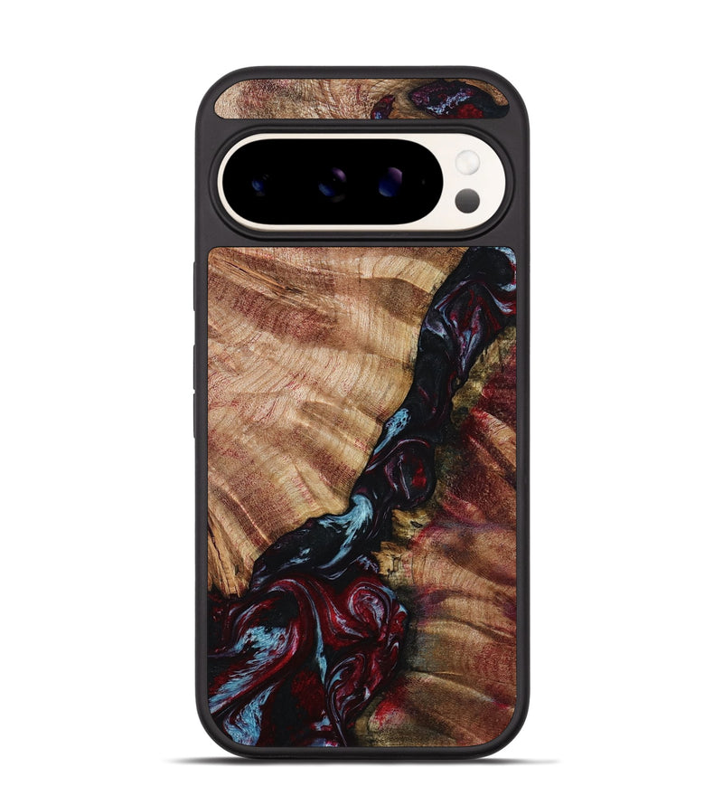 Pixel 9 Wood Phone Case - Bernie (Red, 799150)
