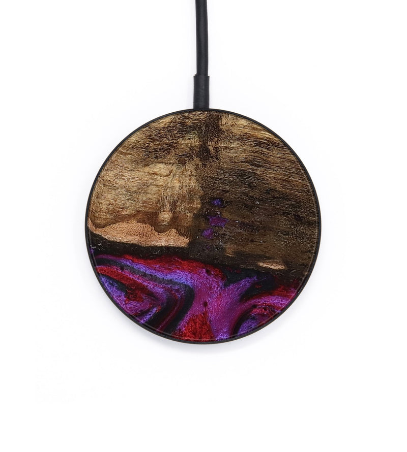 Circle Wood Wireless Charger - Delia (Red, 799151)