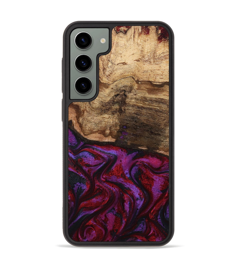 Galaxy S23 Plus Wood Phone Case - Delia (Red, 799151)