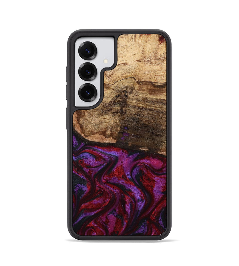 Galaxy S25 Wood Phone Case - Delia (Red, 799151)