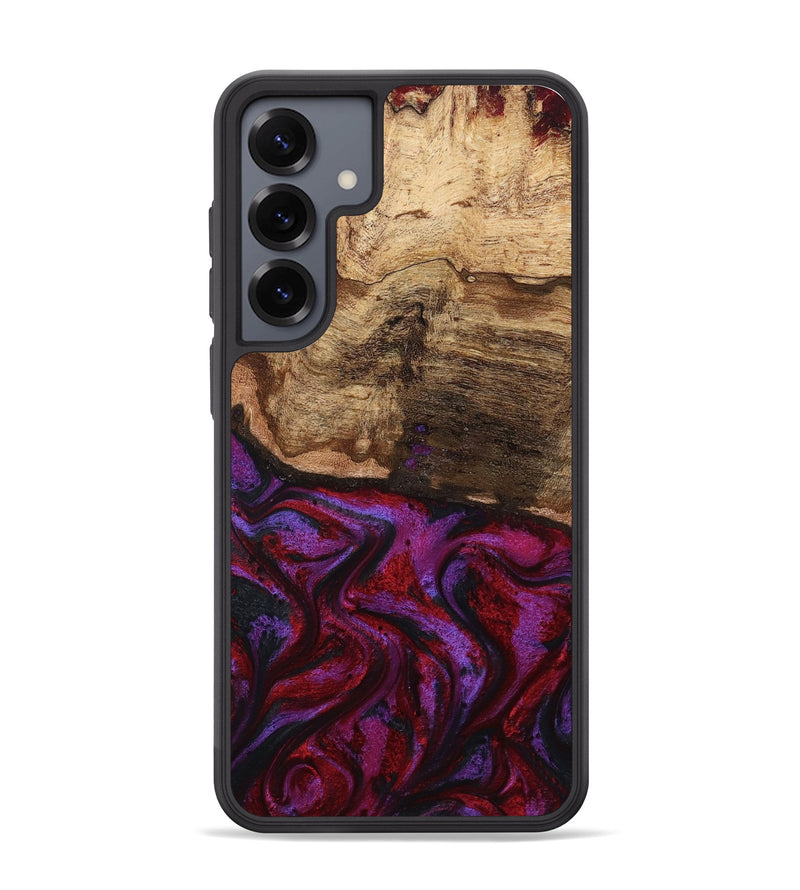 Galaxy S25 Plus Wood Phone Case - Delia (Red, 799151)