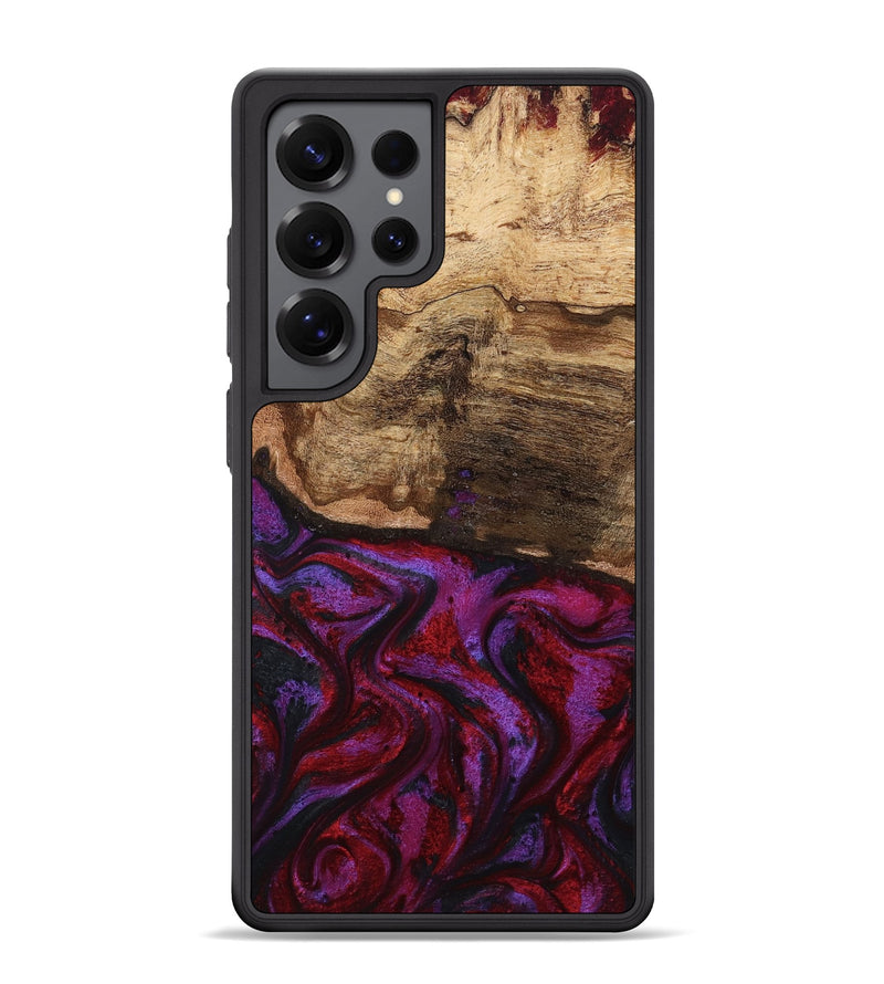 Galaxy S25 Ultra Wood Phone Case - Delia (Red, 799151)