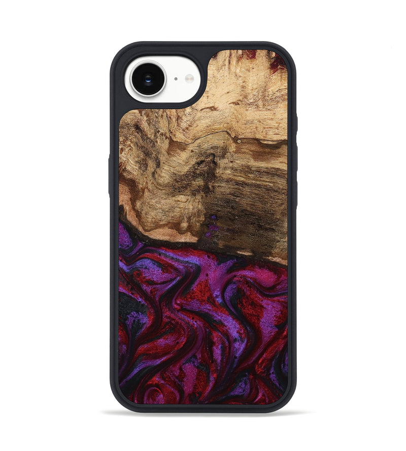iPhone 16e Wood Phone Case - Delia (Red, 799151)