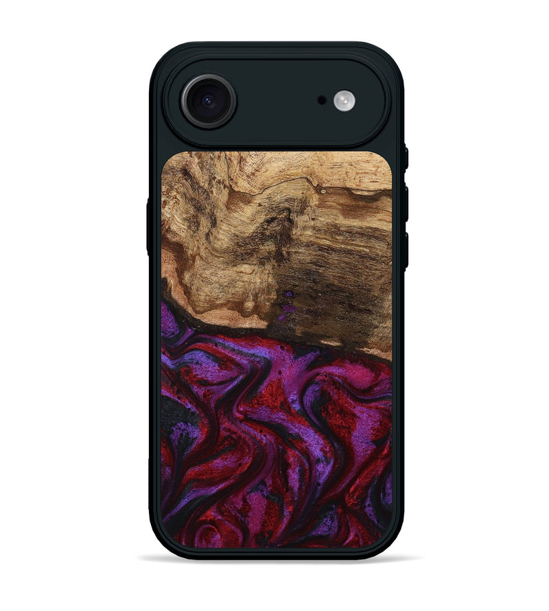 iPhone 17 Air Wood Phone Case - Delia (Red, 799151)