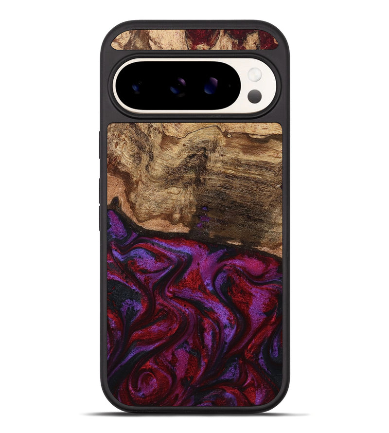 Pixel 10 Pro XL Wood Phone Case - Delia (Red, 799151)
