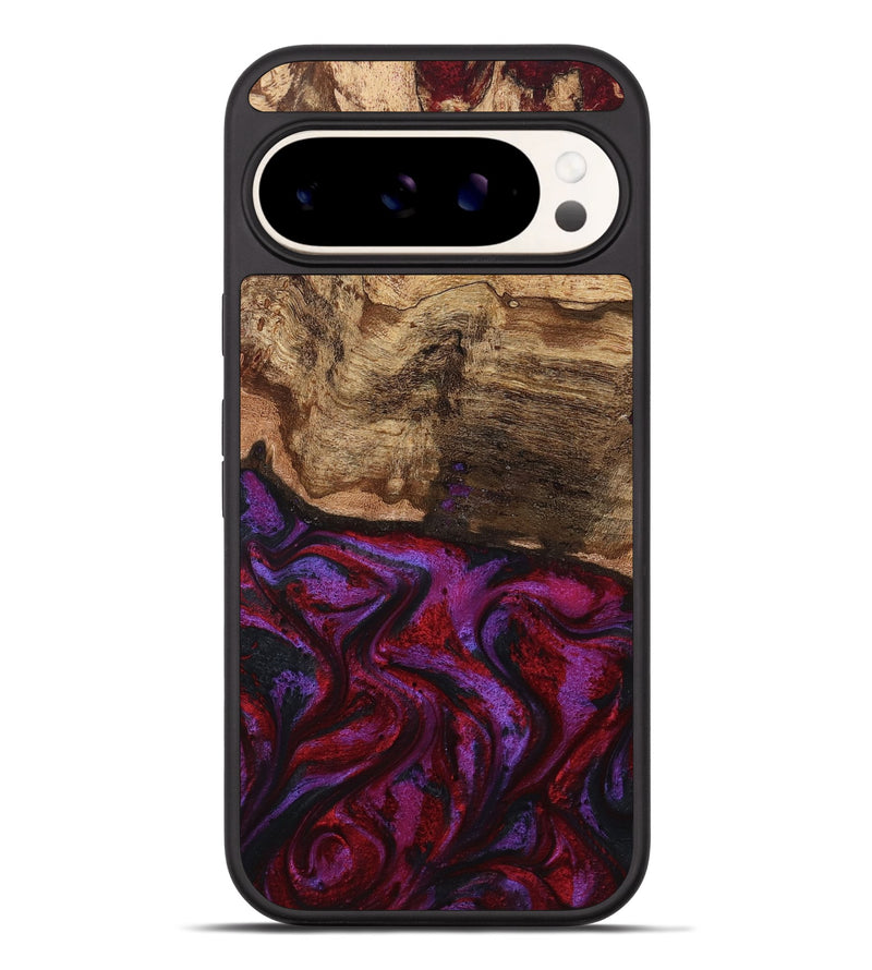 Pixel 9 Pro XL Wood Phone Case - Delia (Red, 799151)