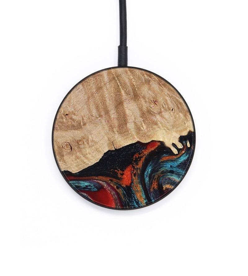 Circle Wood Wireless Charger - Addisyn (Red, 799152)