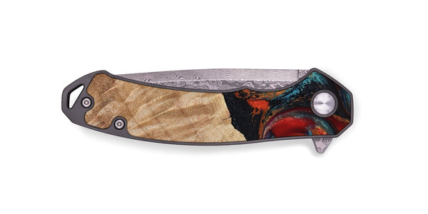 EDC Wood Pocket Knife - Addisyn (Red, 799152)