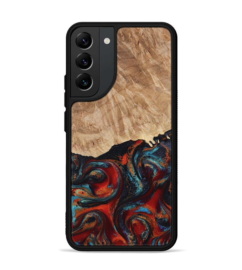 Galaxy S22 Plus Wood Phone Case - Addisyn (Red, 799152)