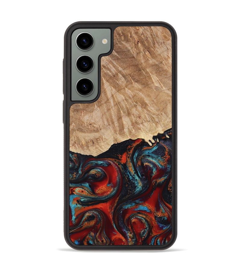 Galaxy S23 Plus Wood Phone Case - Addisyn (Red, 799152)