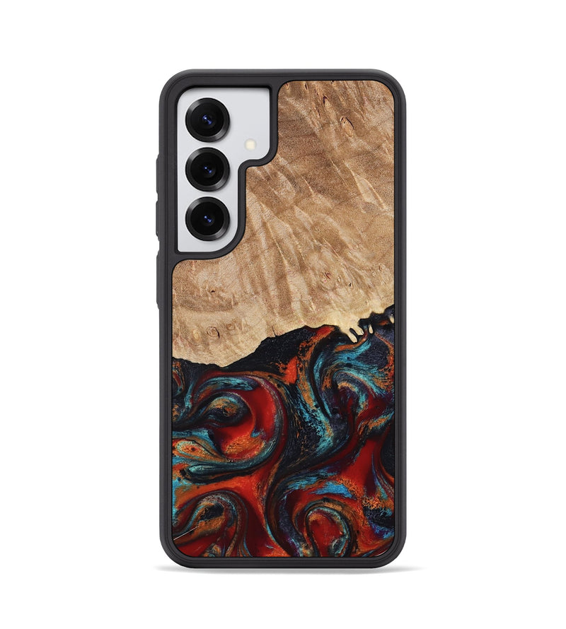 Galaxy S25 Wood Phone Case - Addisyn (Red, 799152)