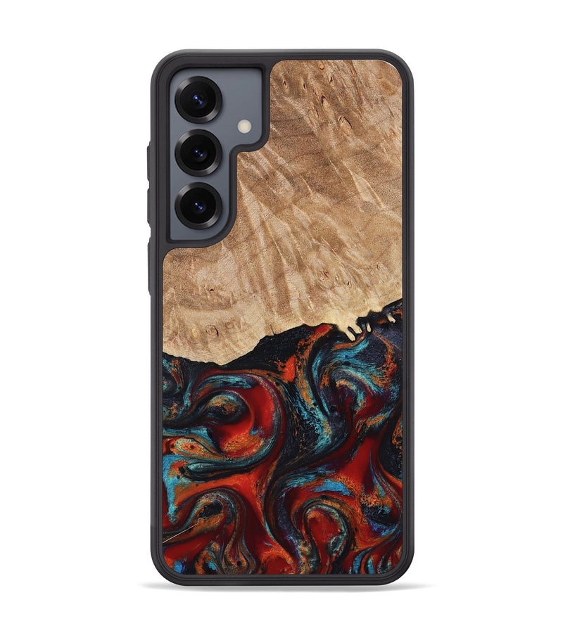 Galaxy S25 Plus Wood Phone Case - Addisyn (Red, 799152)