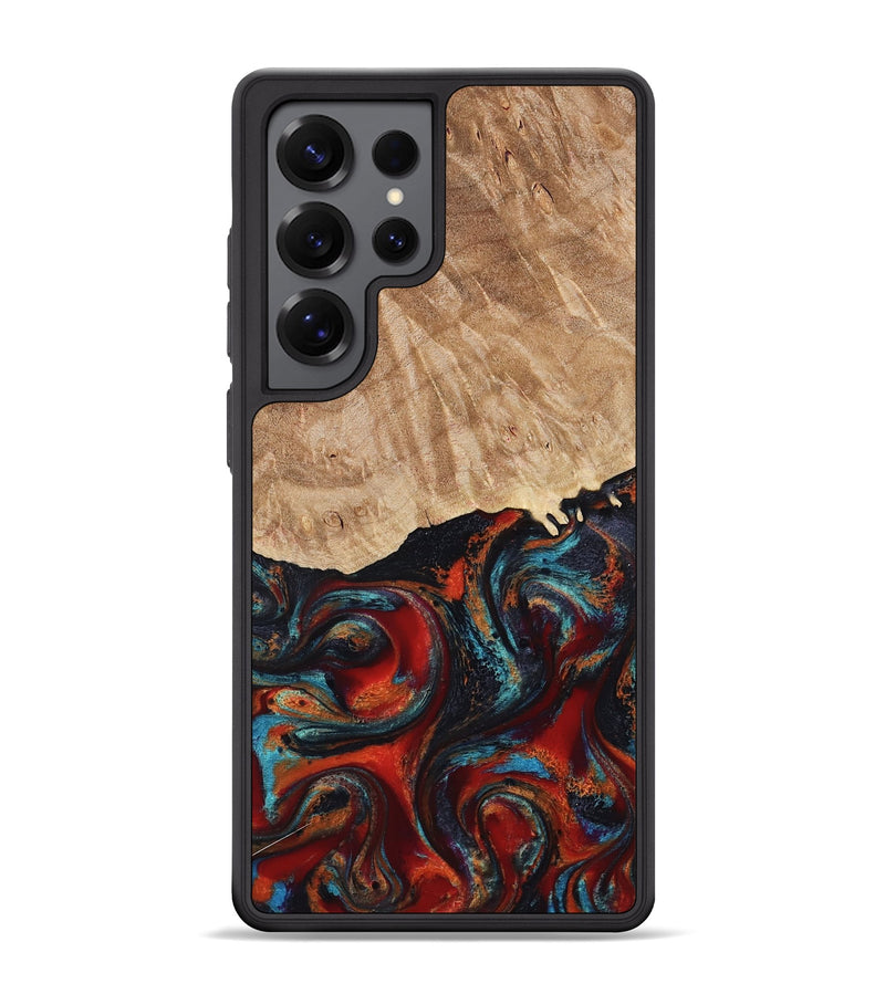 Galaxy S25 Ultra Wood Phone Case - Addisyn (Red, 799152)