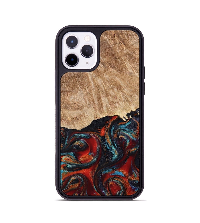iPhone 11 Pro Wood Phone Case - Addisyn (Red, 799152)