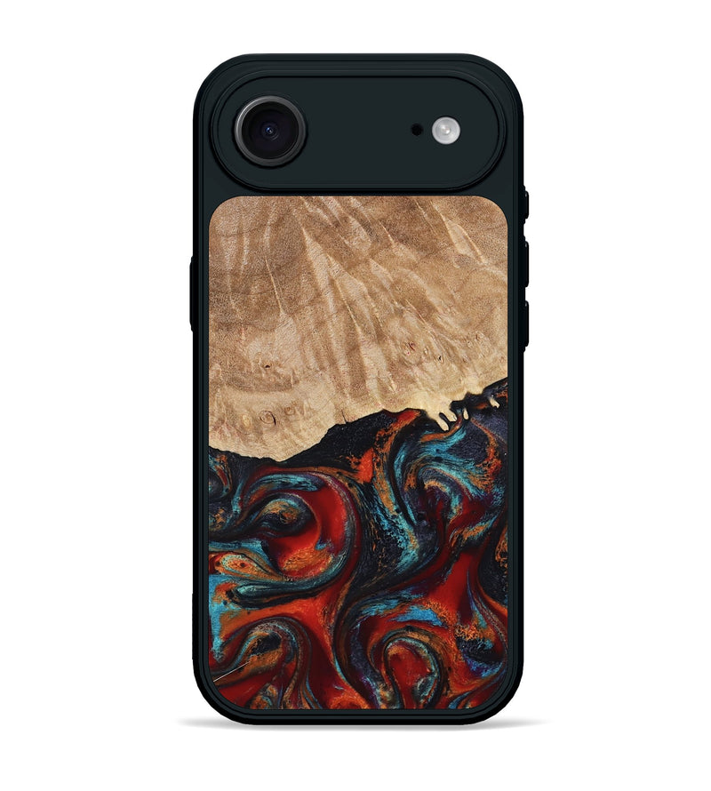 iPhone 17 Air Wood Phone Case - Addisyn (Red, 799152)