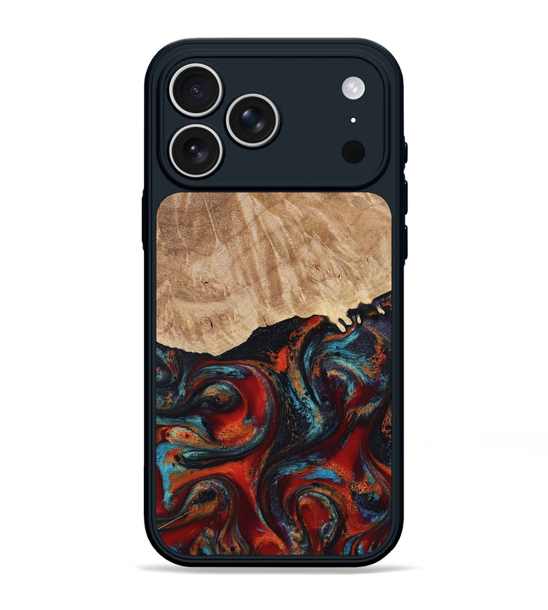iPhone 17 Pro Max Wood Phone Case - Addisyn (Red, 799152)