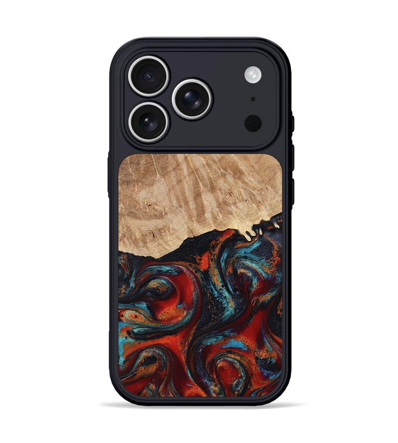iPhone 17 Pro Wood Phone Case - Addisyn (Red, 799152)