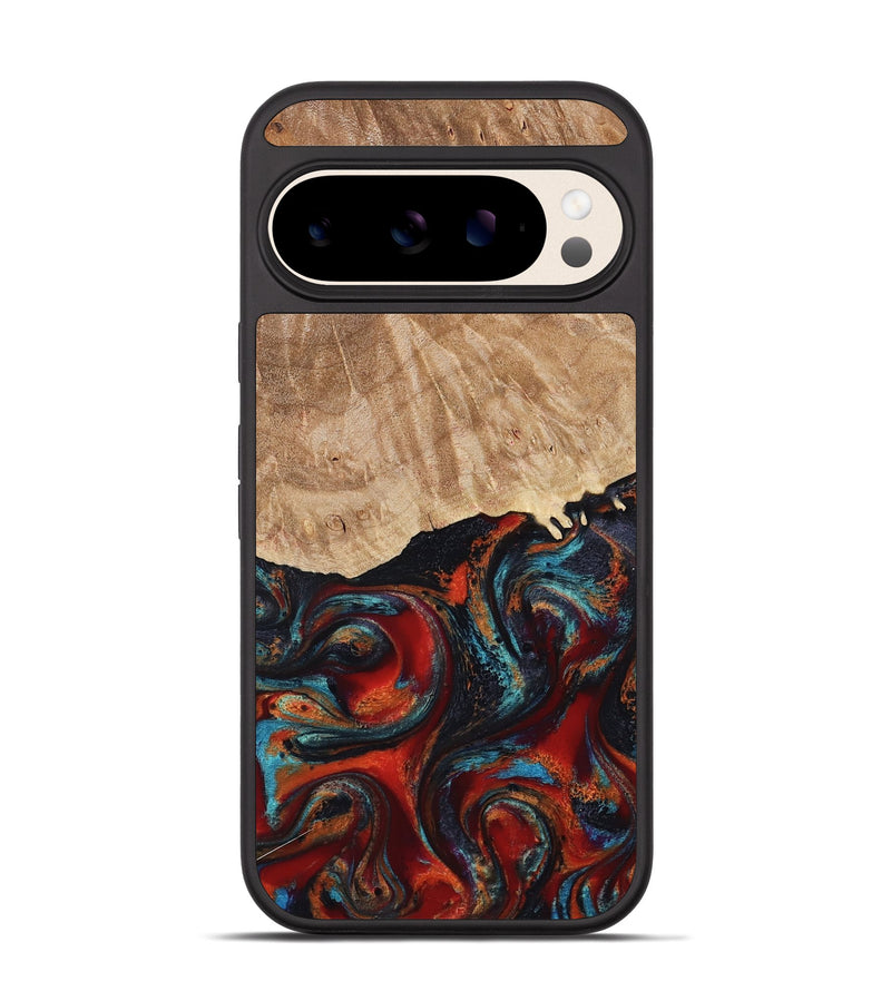 Pixel 10 Wood Phone Case - Addisyn (Red, 799152)