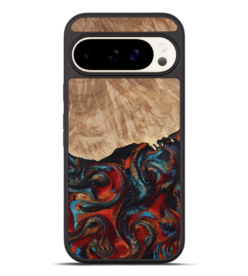 Pixel 9 Pro XL Wood Phone Case - Addisyn (Red, 799152)