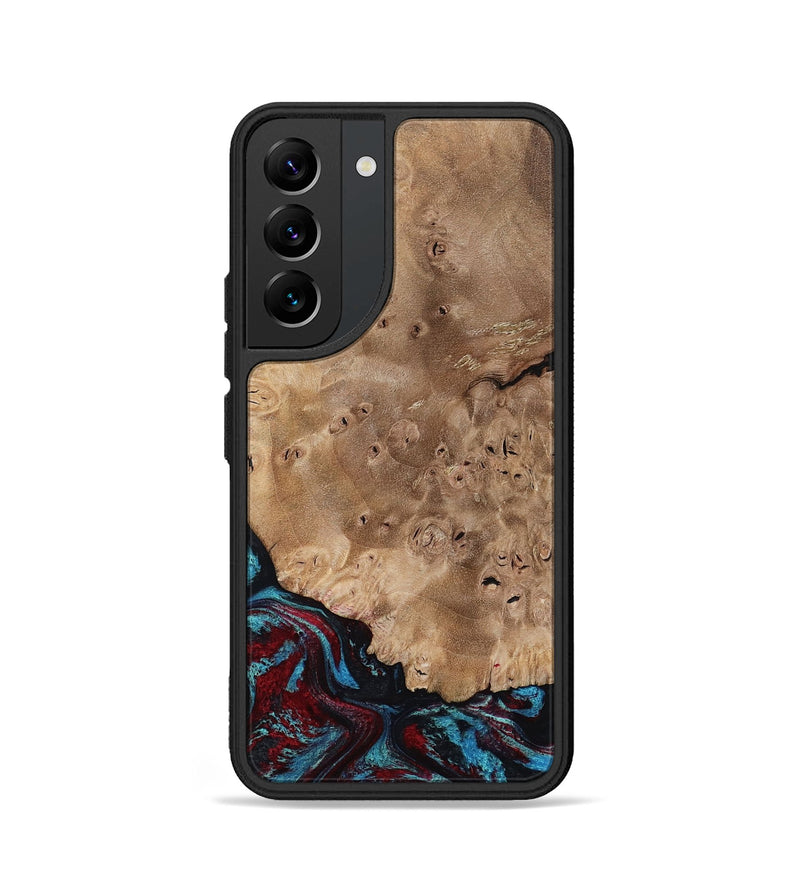 Galaxy S22 Wood Phone Case - Rubi (Red, 799155)