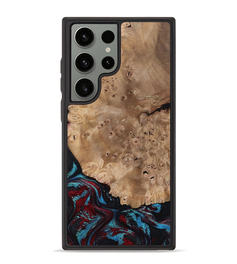 Galaxy S23 Ultra Wood Phone Case - Rubi (Red, 799155)