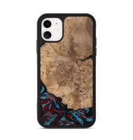 iPhone 11 Wood Phone Case - Rubi (Red, 799155)