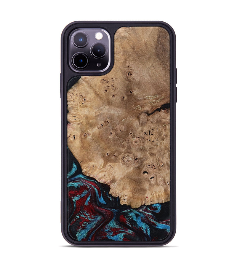 iPhone 11 Pro Max Wood Phone Case - Rubi (Red, 799155)