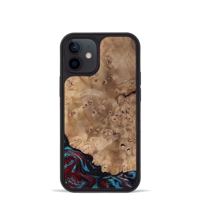iPhone 12 mini Wood Phone Case - Rubi (Red, 799155)