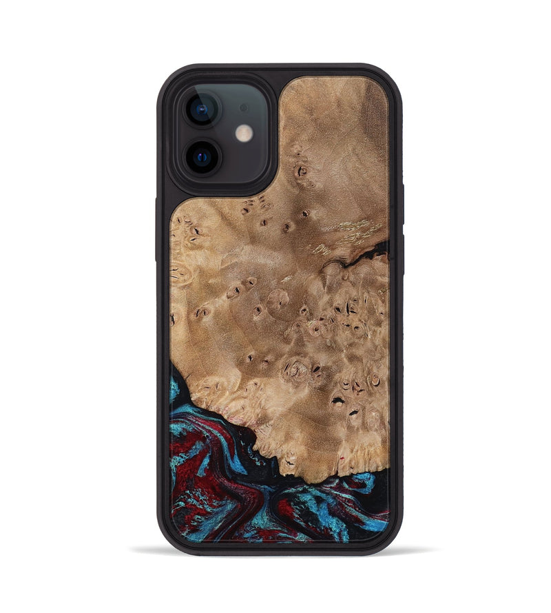 iPhone 12 Wood Phone Case - Rubi (Red, 799155)