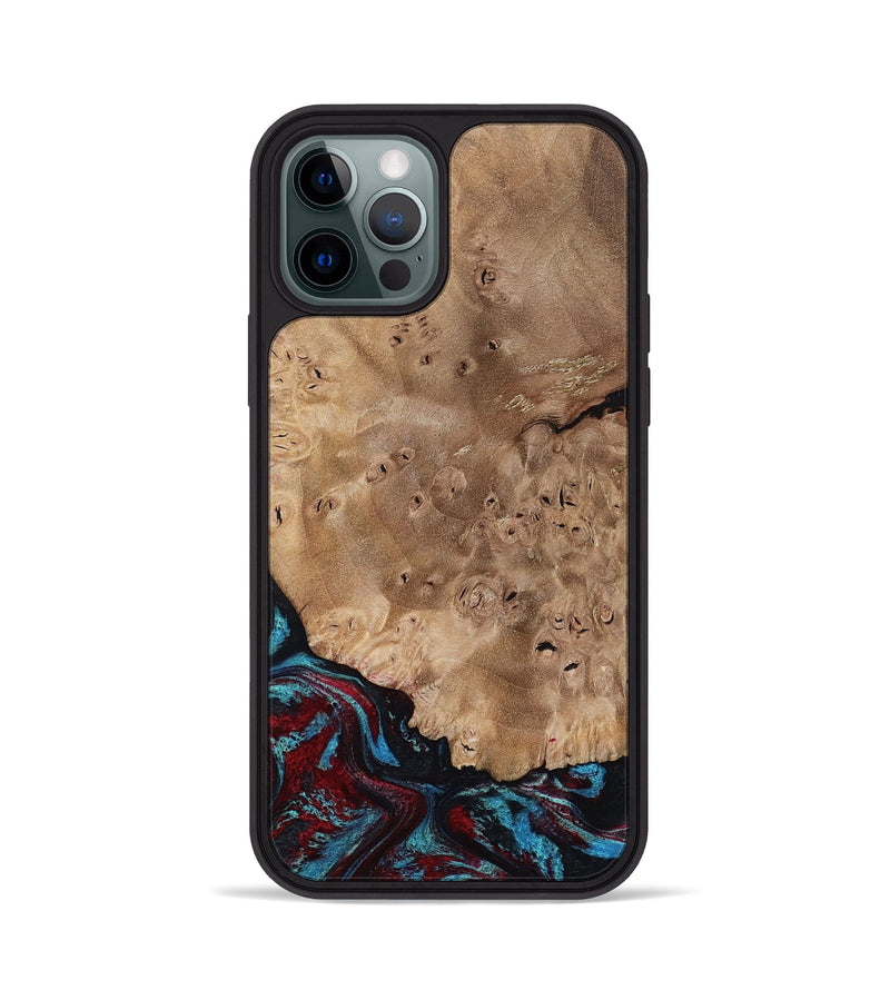 iPhone 12 Pro Wood Phone Case - Rubi (Red, 799155)