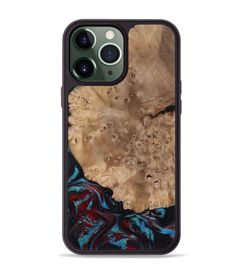 iPhone 13 Pro Max Wood Phone Case - Rubi (Red, 799155)