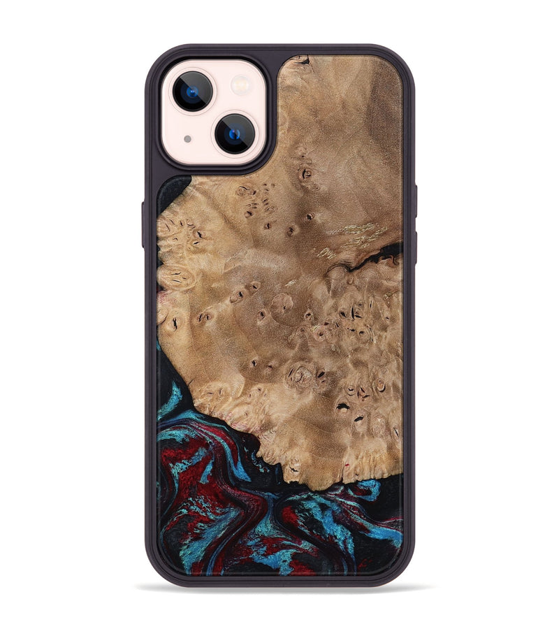 iPhone 14 Plus Wood Phone Case - Rubi (Red, 799155)