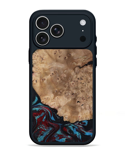 iPhone 17 Pro Max Wood Phone Case - Rubi (Red, 799155)