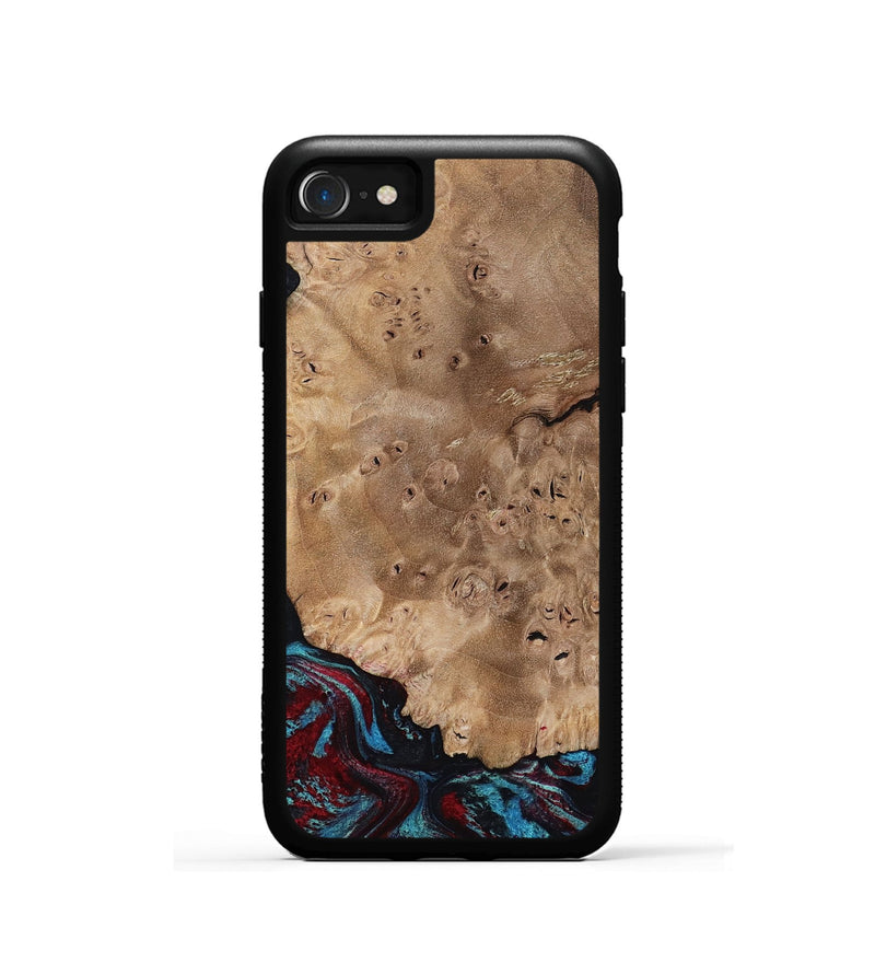 iPhone SE Wood Phone Case - Rubi (Red, 799155)