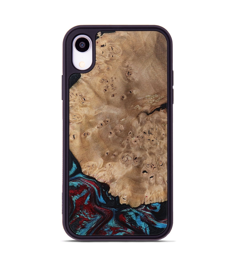 iPhone Xr Wood Phone Case - Rubi (Red, 799155)