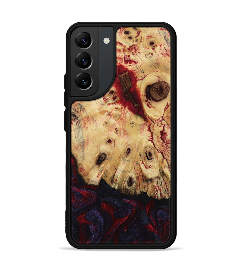 Galaxy S22 Plus Wood Phone Case - Davion (Red, 799156)