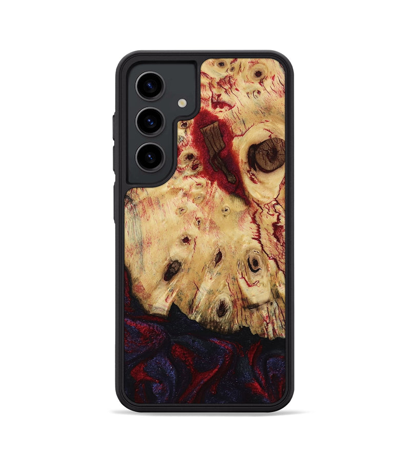 Galaxy S24 Wood Phone Case - Davion (Red, 799156)