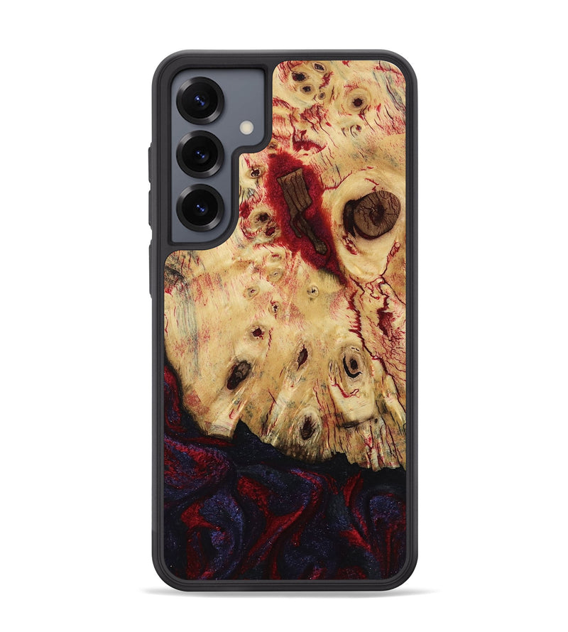 Galaxy S25 Plus Wood Phone Case - Davion (Red, 799156)