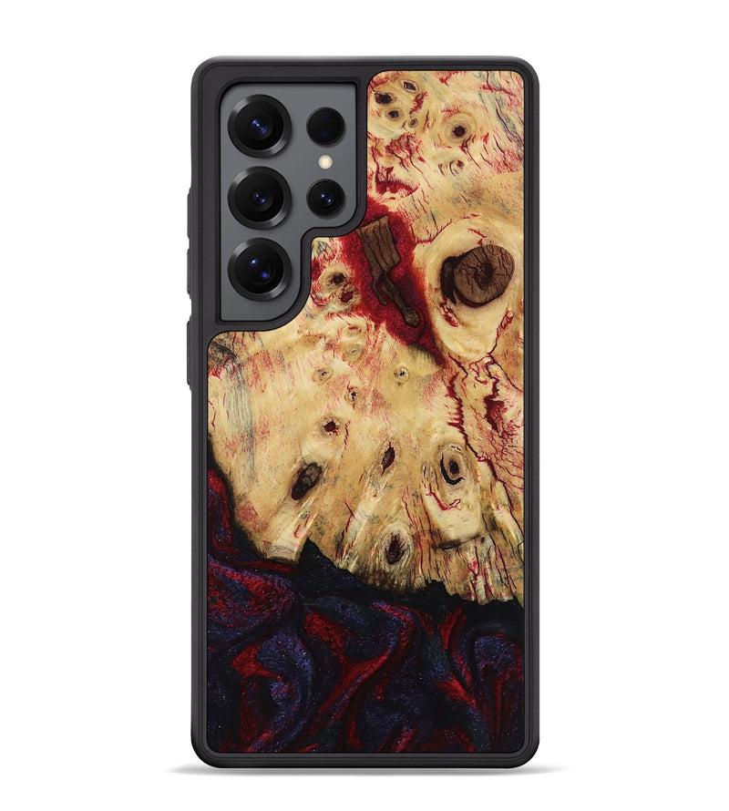 Galaxy S25 Ultra Wood Phone Case - Davion (Red, 799156)