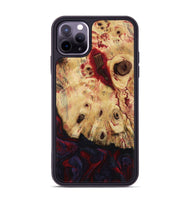 iPhone 11 Pro Max Wood Phone Case - Davion (Red, 799156)