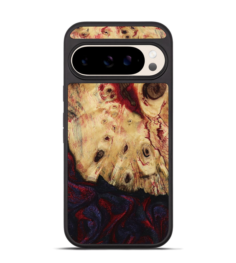 Pixel 10 Wood Phone Case - Davion (Red, 799156)