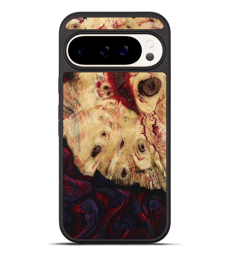 Pixel 10 Pro XL Wood Phone Case - Davion (Red, 799156)
