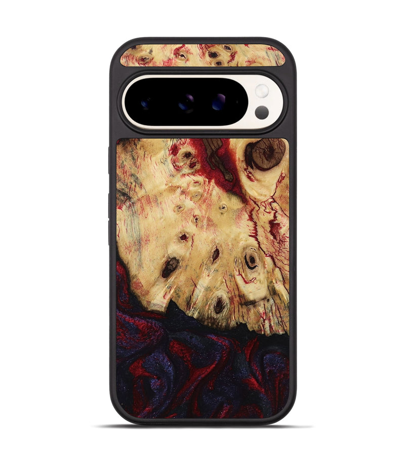 Pixel 9 Pro Wood Phone Case - Davion (Red, 799156)