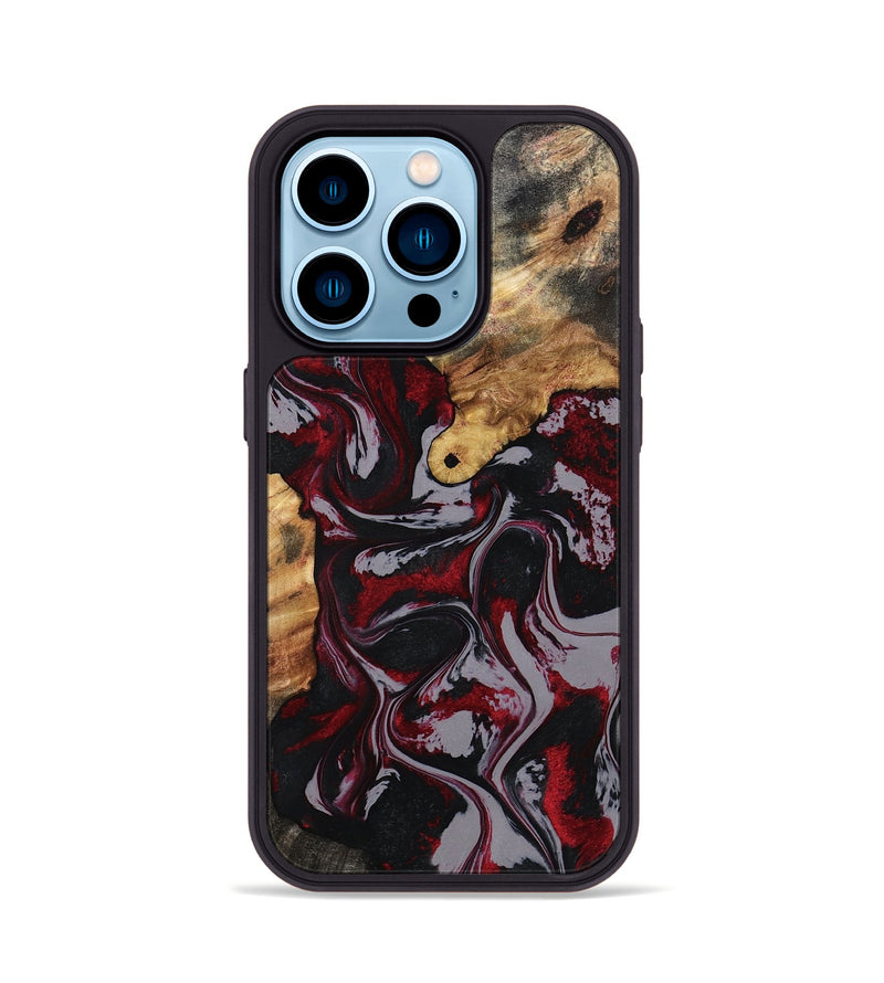 iPhone 14 Pro Wood Phone Case - Taylor (Red, 799157)