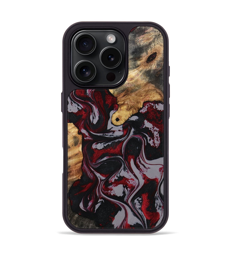 iPhone 16 Pro Wood Phone Case - Taylor (Red, 799157)