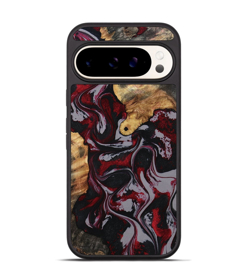 Pixel 9 Wood Phone Case - Taylor (Red, 799157)