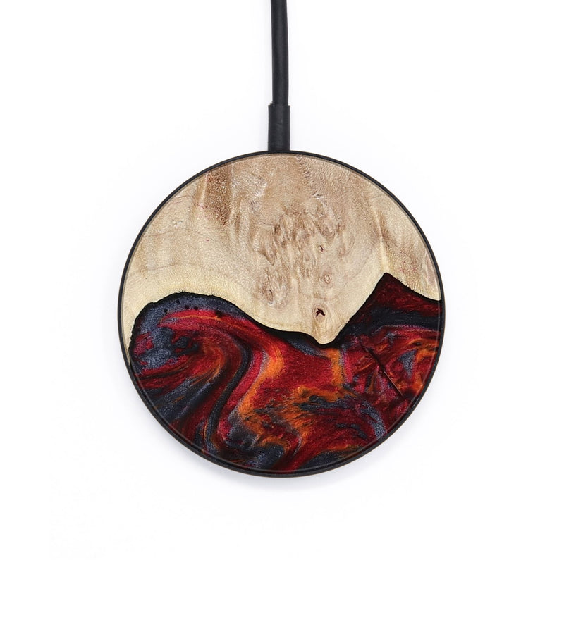 Circle Wood Wireless Charger - Franco (Red, 799160)