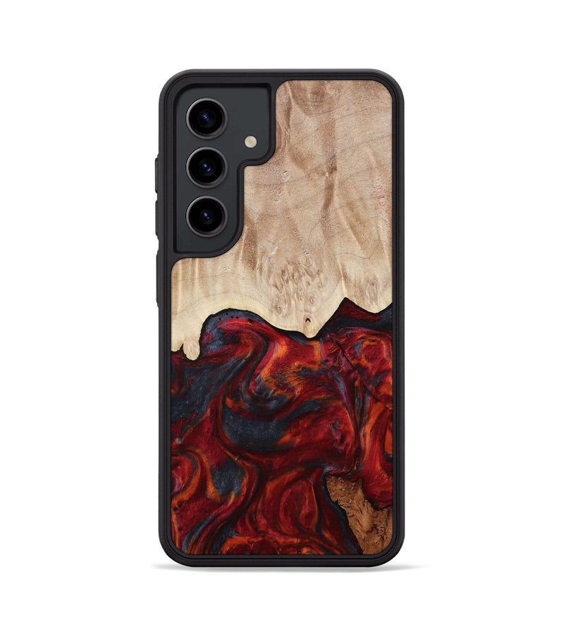 Galaxy S24 Wood Phone Case - Franco (Red, 799160)